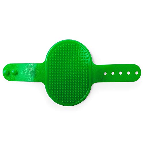 eBuyGB Rubber Pet Grooming Hair Fur Detangling Brush Comb Pad (Green)