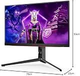AOC AGON AG274QZM 27" QHD 240Hz Mini LED Gaming Monitor 1ms IPS HDR1000 KVM view 9