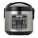 Aroma Housewares ARC-914SBD 8-Cup (Cooked) Digital Cool-Touch Rice Cooker and Food Steamer, Stainless Steel