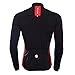 Fmix Women And Men's Full Zip Long Sleeve Bicycle Cycling Jersey-Windproof And Quick Dry Thickening Fleece Couple Models for Outdoor Warm Jackets