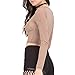 May&Maya Women's Long Sleeve Pure Mesh Blouse