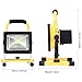 LED Work Light 50W 5500LM Portable Outdoor Flood Light 6000K IP66 Waterproof Camping Security Lights for Outdoor Lighting/Hunting/Camping/Hiking/Car Repairing (Yellow)