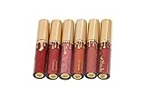 Vi.yo 6 pieces Mini Matte Lipstick Liquid Lipstick Lip Gloss Permanent Lip Liner Make Up（6 Color）