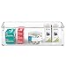 mDesign Plastic Office Supply Organizer - Storage Holder Bin with Handles for Desk Drawer, Cabinet - Pencil, Pen, Envelope and Supplies Container Basket - Ligne Collection - 4 Pack - Clear
