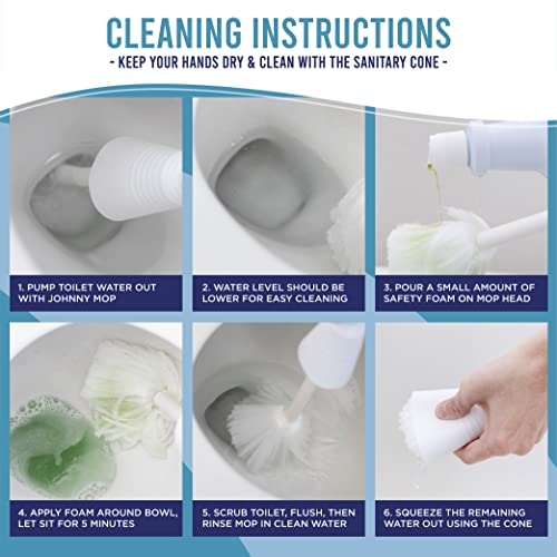 Don Aslett Safety Foam Toilet Bowl Cleaner (32 Oz Bottle, Pack of 2