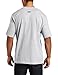 Key Industries Men's Big and Tall Heavyweight 3-Button Short Sleeve Henley Pocket T-Shirt, Heather Grey, X-Large