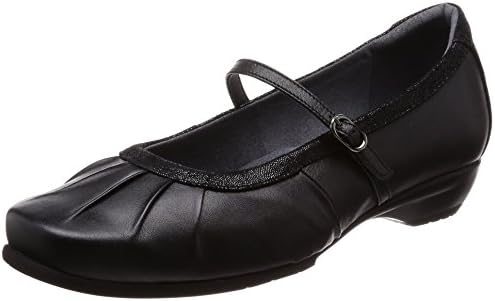 [アシックスウォーキング] パンプス スクエアトゥ ヒール3cm 4E 天然皮革 ペダラ WP454F レディース