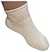 Raleigh Simons Bariatric Extra Wide Socks for Men and Women, White, Non-Binding and Seamless Toe for Sensitive Tired and Achy feet
