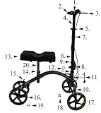 Replacement Parts for Drive 790 Knee Walkers (Wheel/Caster)