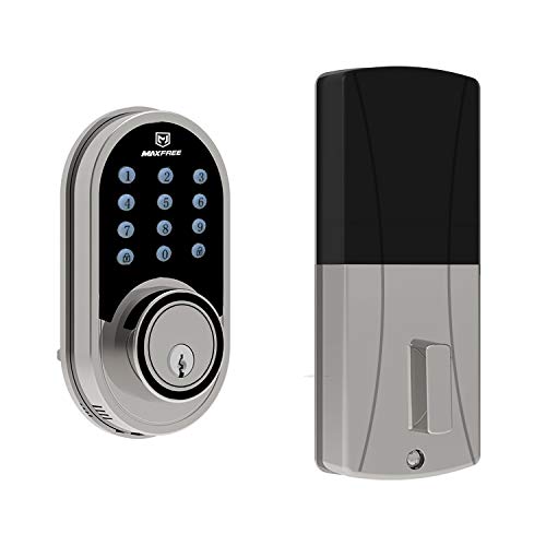 Electronic Deadbolt Door Lock, MAXFREE Keyless Entry Keypad Smart