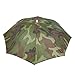 uxcell Elastic Headband Camouflage Pattern Sun Rain Umbrella Hat Cap for Fishing