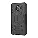 Galaxy J4 2018 Case, Lacass [Shockproof] Tough Rugged Dual Layer Protector Hybrid Case Cover with Kickstand for Samsung Galaxy J4 (2018) - Black