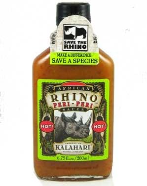 African RhinoHot Peri-Peri Sauce (Pack of 3)