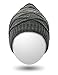 Bluetooth Beanie Hat Headphones, Music Winter Cap for Men & Women, Sport Wireless Headset Earbuds Earphones Speaker Hands Free with Microphone and Volume Control for Excrise Gym Running Skiing (Grey)