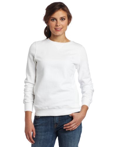 UPC 011919626915, Champion Women&#39;s Pullover Eco Fleece Sweatshirt, White, X-Large