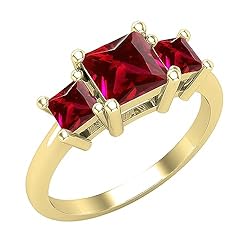 Dazzlingrock Collection Princess Lab Created Ruby