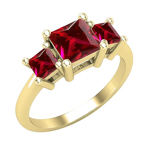Dazzlingrock Collection Princess Lab Created Ruby