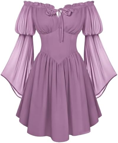 flowy pirate dress Amazon.com: Yiulangde White Flowy Pirate Dress Women Fairy Costume Short  Sleeve Corset Mini Romper Dress Sexy Y2k Off Shoulder Ruffle T-Shirt Dress  : Clothing, Shoes & Jewelry