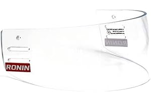 Hockeyninja Ronin Professional Hockey Visor with Anti Scratch Coating - Impact Resistant - Universal Helmet Fit - CE Certified