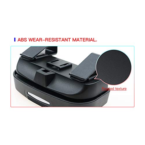 LFOTPP Universal Car Sunglasses Sun Glass Holder Case Eyeglasses Storage Box,Interior Accessories Autos Parts (Black B Style)