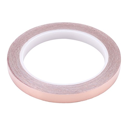Rurah Pack Copper Foil Tape with Conductive Applicable to All Types of Transformers, Mobile Phones, Computers, PDA, PDP, LED displays, notebooks,10mm