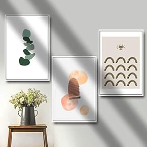 Framed for Living Room Bedroom Abstract Style for x3 Panels