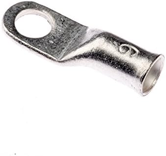 Hillsdale Terminals Heavy Duty Electrical Lug, 6AWG,1/4", Plated 1 piece