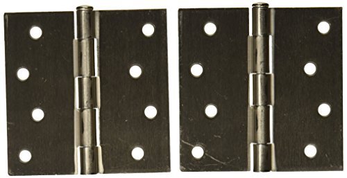 Deltana S44U15-R Value Choice for Indoor Applications Steel 4-Inch x 4-Inch Square Hinge by Deltana