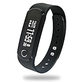 Jarv Elite IPX7 water resistant Fitness Tracker Activity Band and Smart Watch with OLED Display, Bluetooth Wireless Sync and 10 Day Battery [NEW 2016 UPDATED VERSION NOW SHIPPING]