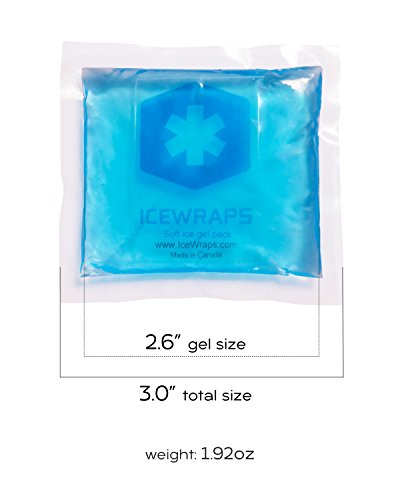 ICEWRAPS Mini Gel Ice Packs for Injuries Reusable Kids Ice Packs for Boo Boos - 6 Pack - Thumbnail 3