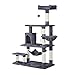 Yaheetech 63.5in Multi-Level Cat Tree Tower Condo with Scratching Posts, Platform & Hammock, Cat Activity Center Play Furniture for Kittens, Cats, and Pets