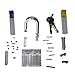 DIY Padlock Kit - comes with Clear Lock, Inner Parts and Tools
