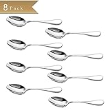 FAZA Demitasse Espresso Spoons,Mini Coffee Spoons,4.7 inches Stainless Steel Spoons Dessert Spoons Bistro Small Spoons Appetizer Spoons-8pcs