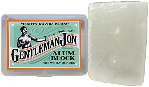 Gentleman Jon 3.7 Ounce Alum Block in Plastic Case by Gentleman Jon