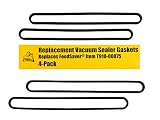 Upper and Lower Gasket Replacements for FoodSaver (4 Foam Gaskets) - Fits V2200, V2400, V2800, V3000, V3200 Series Vacuum Sealers (Replaces Food Saver T910-00075) by OutOfAir
