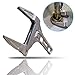 ANLOMI Adjustable Wrench, 0.4 - 2.8 inch / 8 - 70mm, Aluminum, Flat Head, Suitable for Sanitary Ware & Pipe Repair