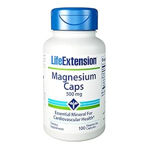 Image of Life Extension Magnesium 500mg, 100 Vegetarian Capsules