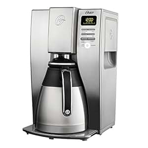Oster Gourmet Collection - Cafetera térmica con jarra térmica, 10 tazas
