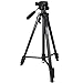 Camera Tripod,TopOne SAB233 Tabletop Aluminum Tripod with Rocker Arm,3-Way Pan/Tilt Head, Quick Release Plate for Cameras/FPV Monitors
