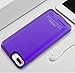 BIGFOX for iPhone 7 Battery Case, for iPhone 8 Charging Case Magnetic Rechargable External Battery Case 3000mAh Slim Extended Backup Power Bank Case Bank Cover for iPhone 6/6S/7/8[4.7inch] (Purple)