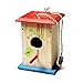 STANLEY Jr. Wooden Bird House Kit - Creative Arts and Crafts Set for Kids and Adults - Wooden Birdhouses with Paint Strips, Brushes, Stickers and String (Classic)