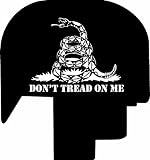 Fixxxer Rear Cover Plate for Smith & Wesson S&W M&P SHIELD pistol 9mm .40, Don't Tread on Me design