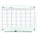 Quartet Magnetic Whiteboard Calendar, Glass Dry Erase White Board Planner, 2' x 1.5', White Surface, Frameless, Infinity (GC2418F)
