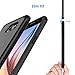 JETech Case for Samsung Galaxy S6, Shock-Absorption TPU and Replaceable PC Cover Ultra Slim Fit (Black)