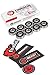 Fireball Dragon Skateboard Bearings Set (8 Pack) - 608 Longboard Bearings for Skateboard Inline & Roller Skate - Fast All Weather Bearings with Dual Labyrinth Shields - Guaranteed for Life (Endure)