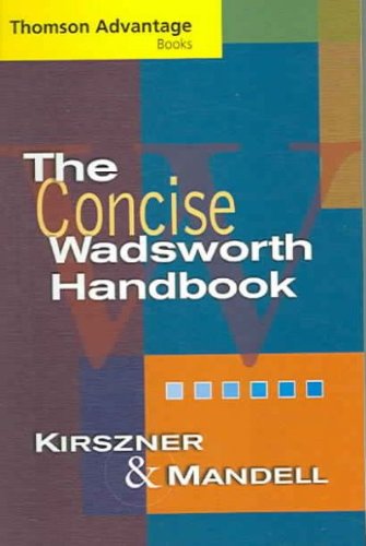 Cengage Advantage Books: The Concise Wadsworth ... 1413099696 Book Cover