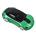 Elsees 2.4GHz 3D Car Shape Wireless Optical Mouse USB Gaming Mouse with Receiver for PC Laptop (Green)