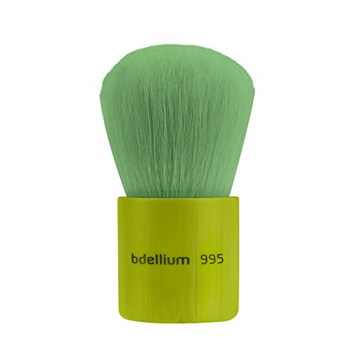 Bdellium Tools Bambu Kabuki Brush, Green