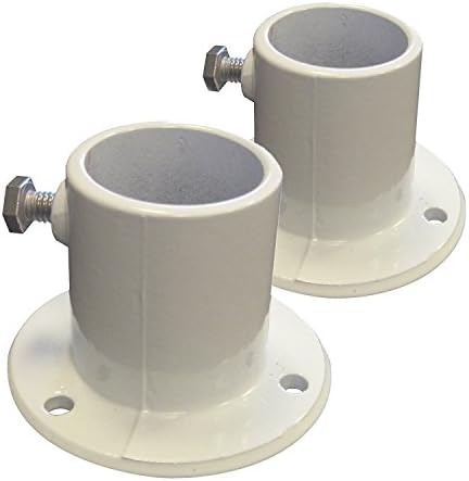 Blue Wave NE1228PR Aluminum Deck Flanges for Above Ground Pool Ladder, Pair (3)