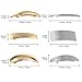 Hair Clips for Women Ladies, Funtopia 6 Pcs Simple Fashion Metal Hair Clips French Styles Hair Barrettes for Medium and Thick Hair, No Slip and Durable Automatic Clasp (Gold and Silver)